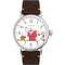 Timex Peanuts Brass White Dial Watch TW2W44300