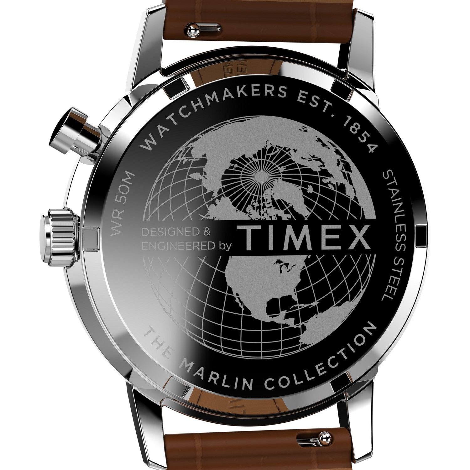 Timex Mens Marlin Stainless Steel Green Dial Watch TW2W51000