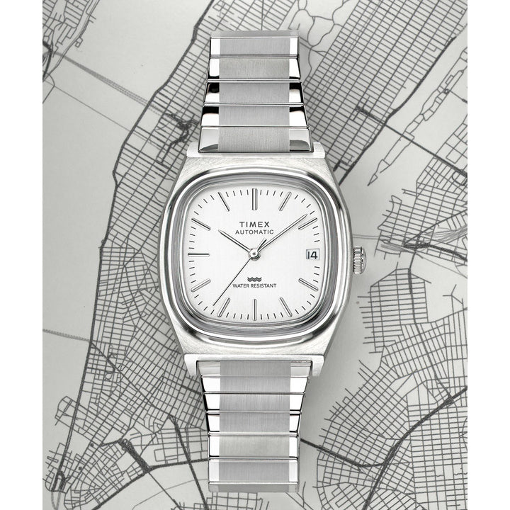 Timex Gents Lab Silver-Tone Watch TW2W70800