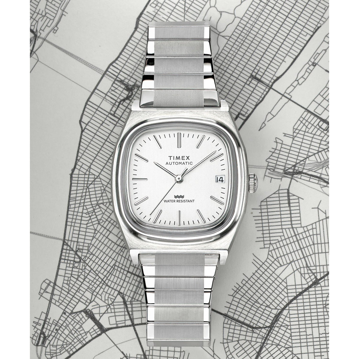 Timex Gents Lab Silver-Tone Watch TW2W70800