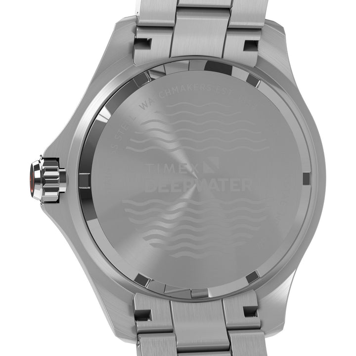 Timex Mens Deep Water Stainless Steel Blue Dial Watch TW2W81900