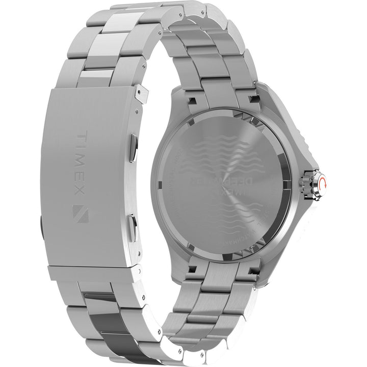 Timex Mens Deep Water Stainless Steel Blue Dial Watch TW2W81900