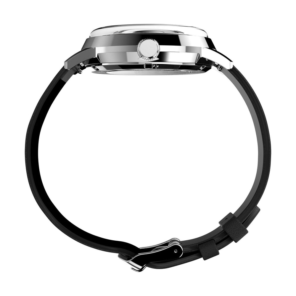 Timex Mens Peanuts Stainless Steel Silver-Tone Dial Watch TW2W87200