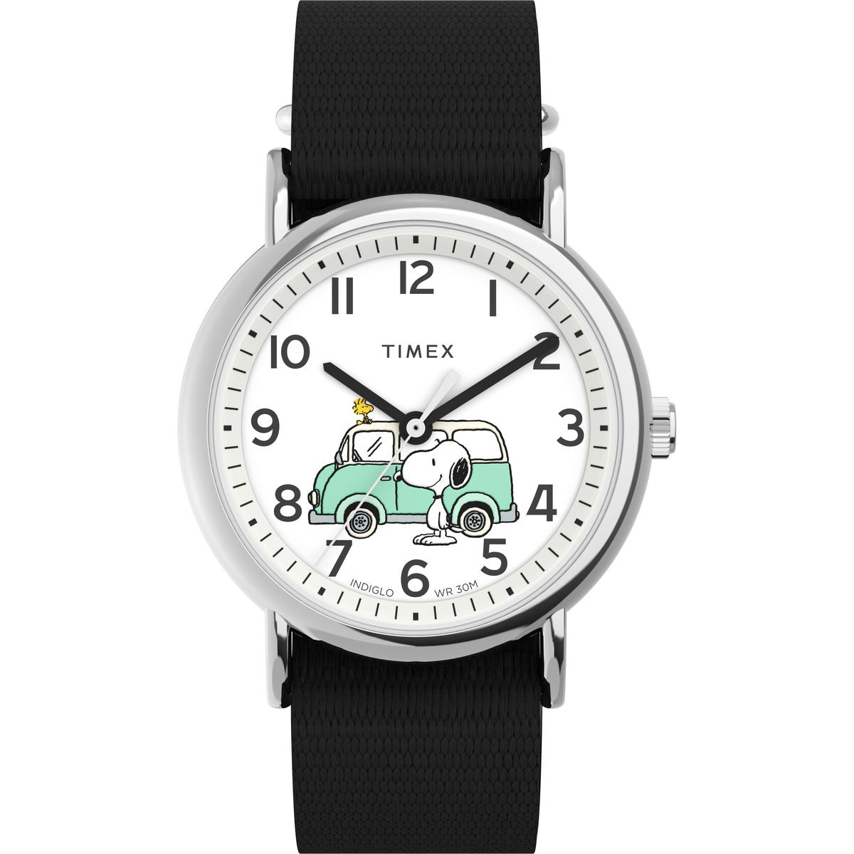 Timex Peanuts Brass White Dial Watch TW2Y11800