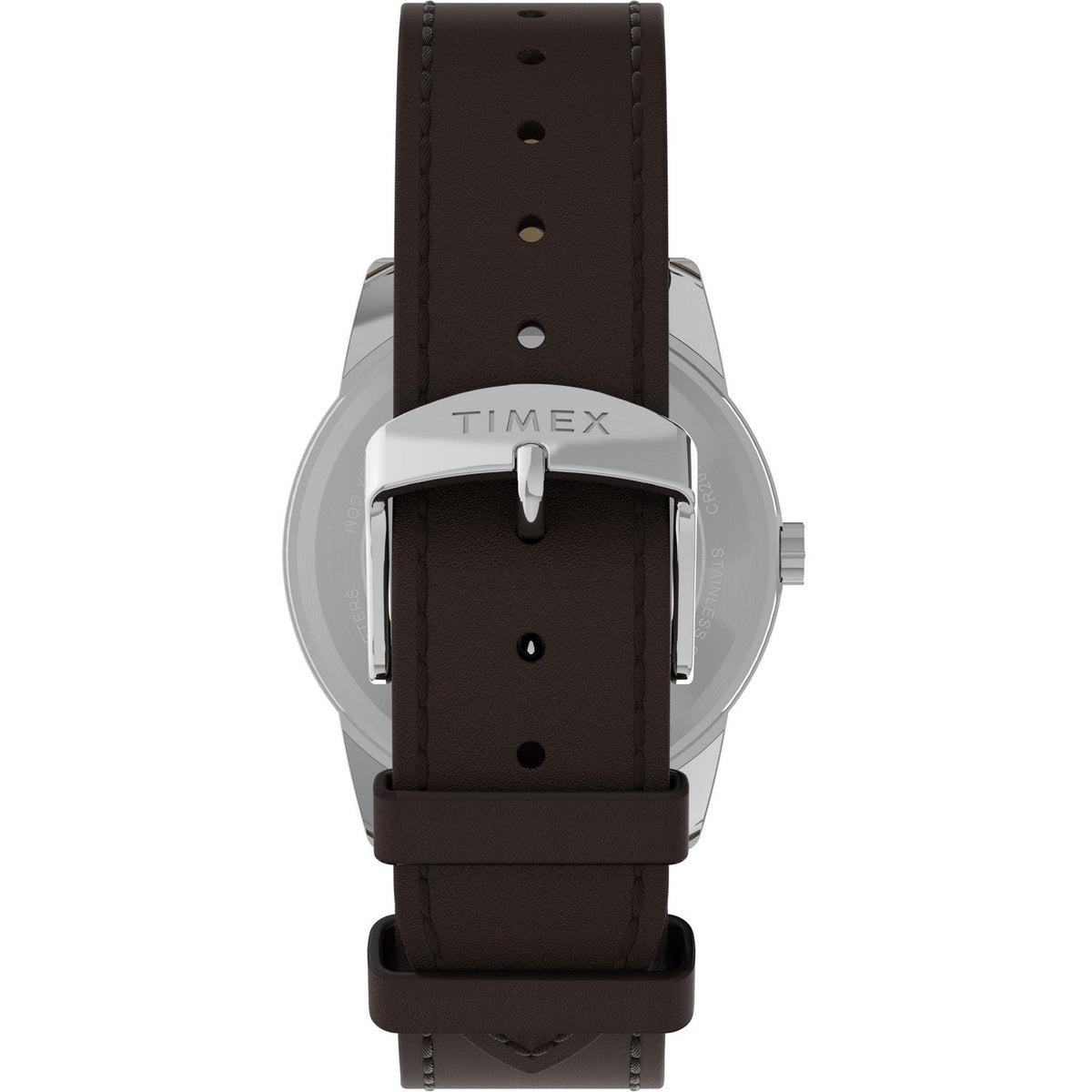 Timex Market Mens Easy Reader Brass White Dial Watch TW2Y12600