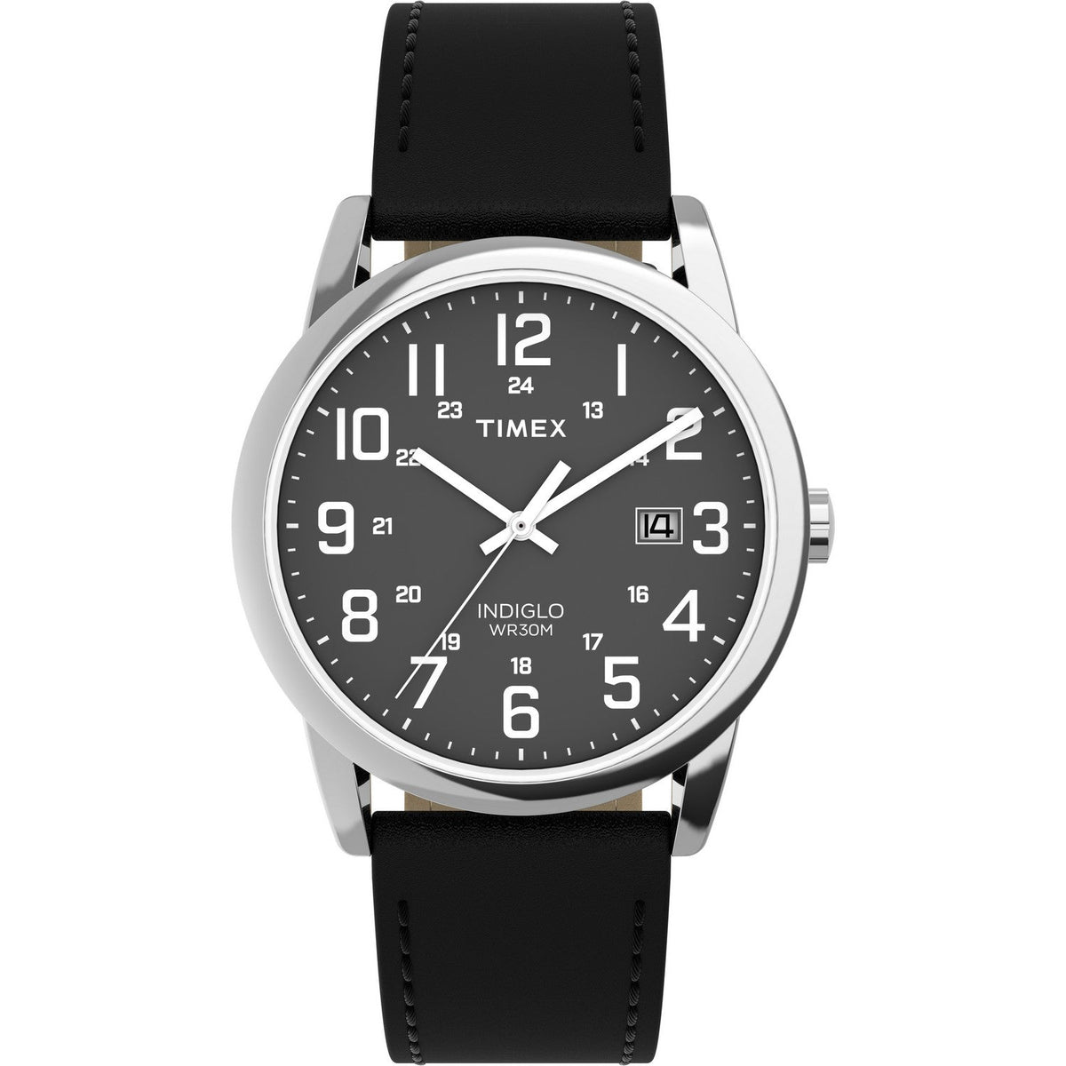 Timex Market Mens Easy Reader Brass Black Dial Watch TW2Y12800