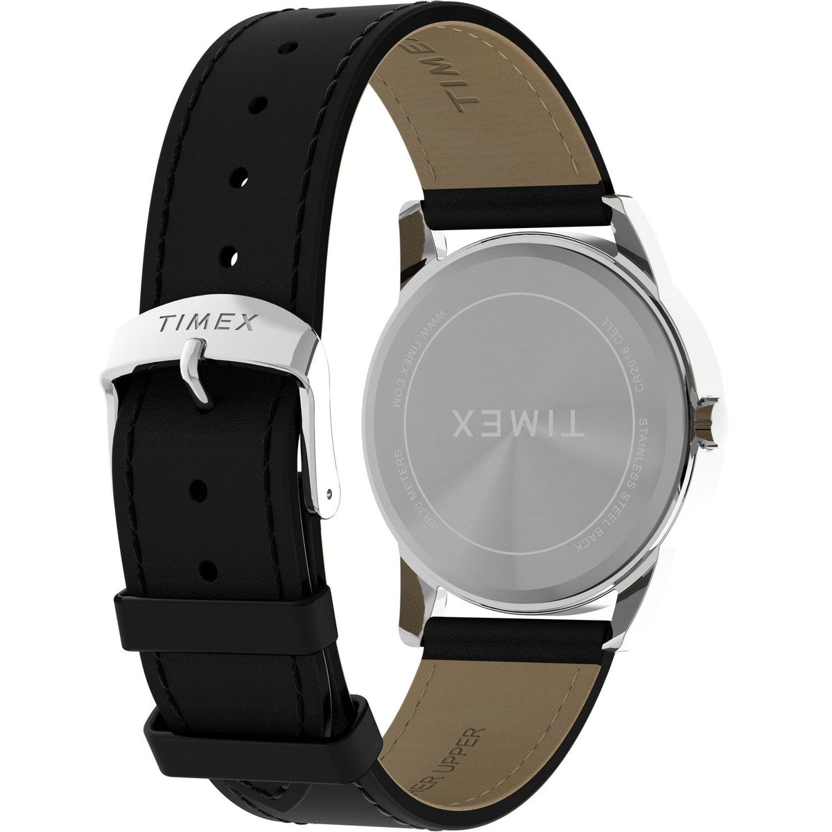 Timex Market Mens Easy Reader Brass Black Dial Watch TW2Y12800