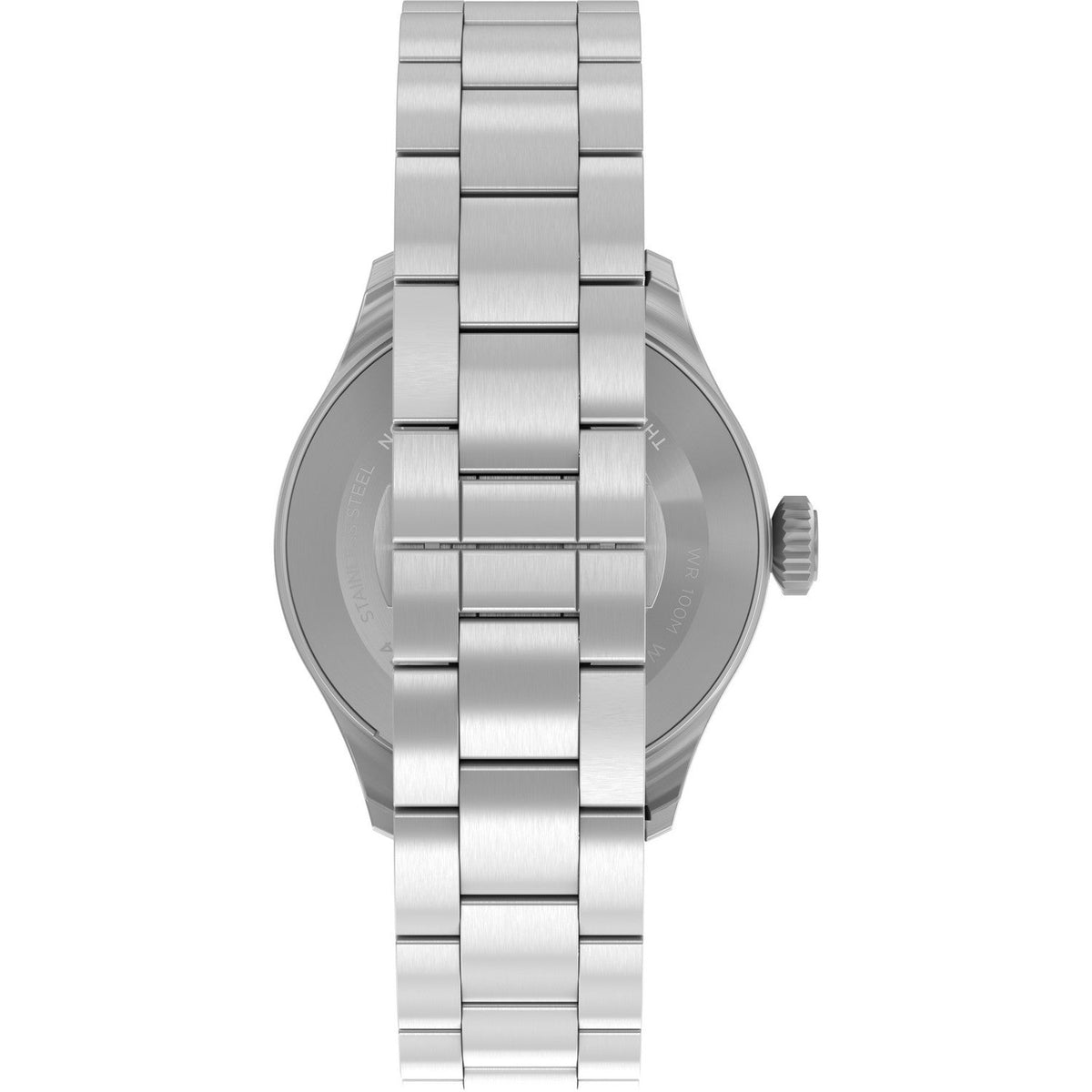 Timex Mens Waterbury Stainless Steel Silver-Tone Dial Watch TW2Y18800
