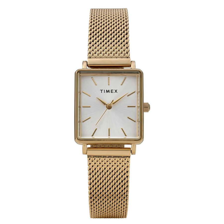 Timex Women's Trend Brass Gold-Tone Dial Watch TW2Y26100