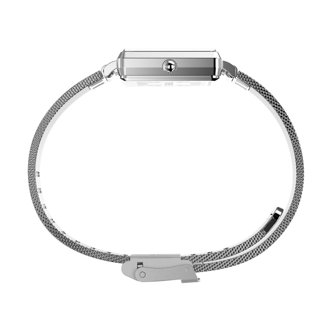 Timex Womens Trend Brass Silver-Tone Dial Watch TW2Y26300