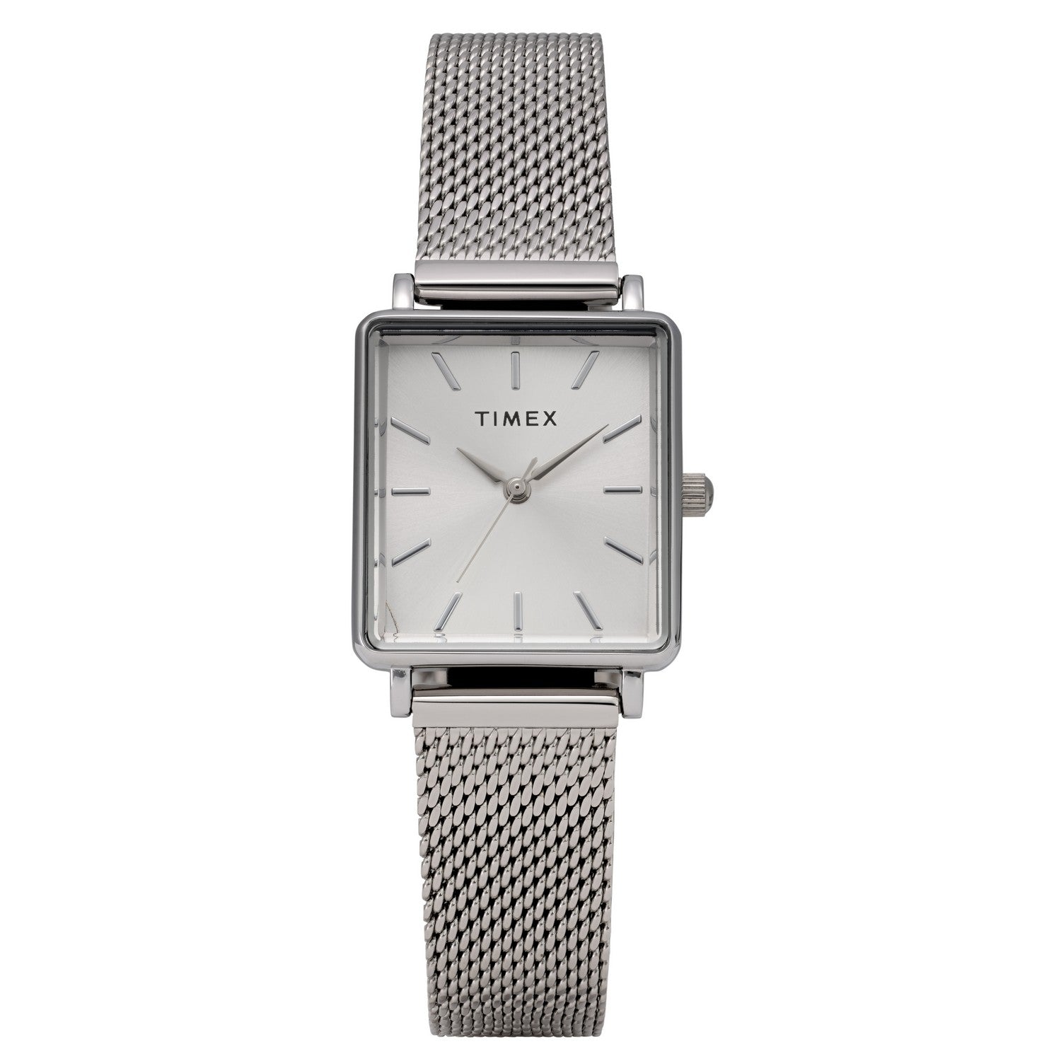 Timex Womens Trend Brass Silver-Tone Dial Watch TW2Y26300