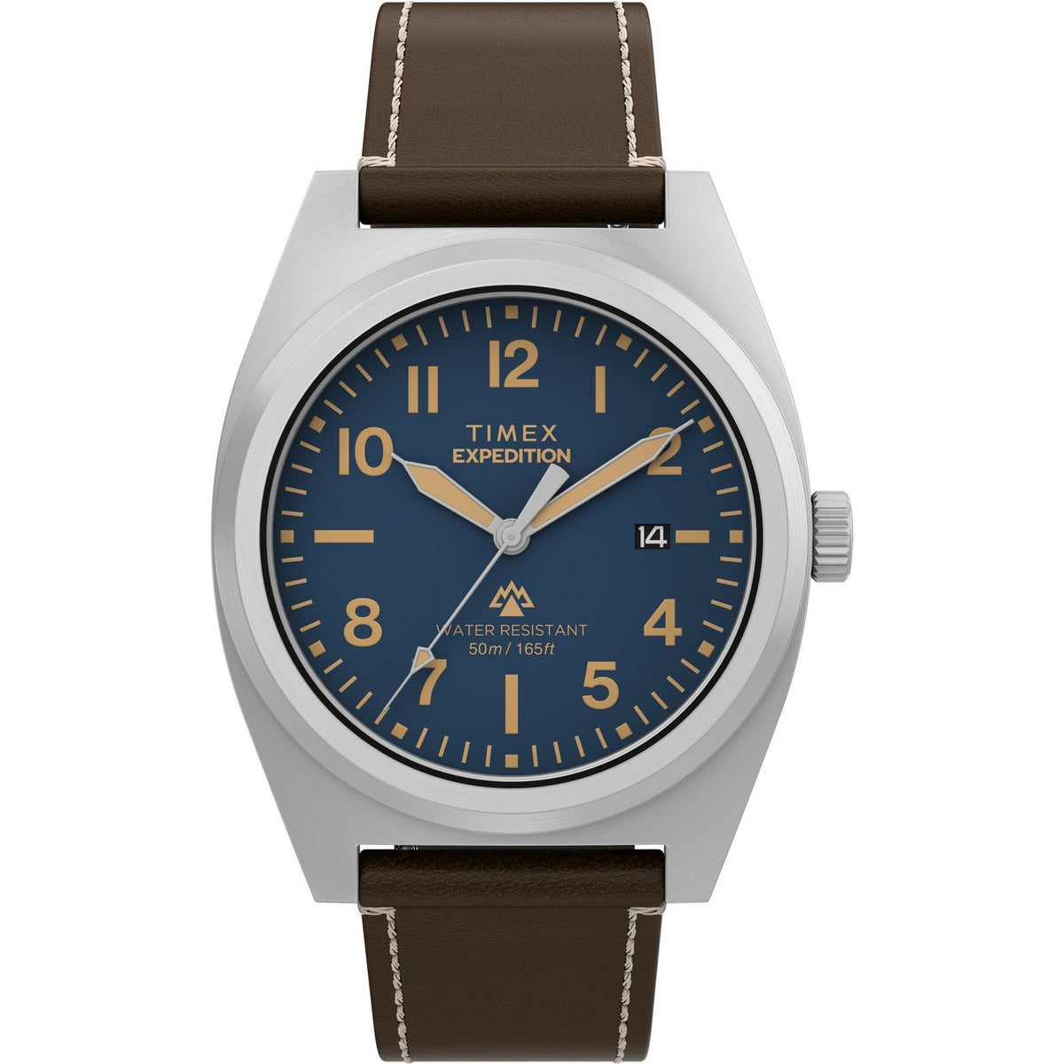 Timex Mens Expedition North Brass Blue Dial Watch TW2Y30600