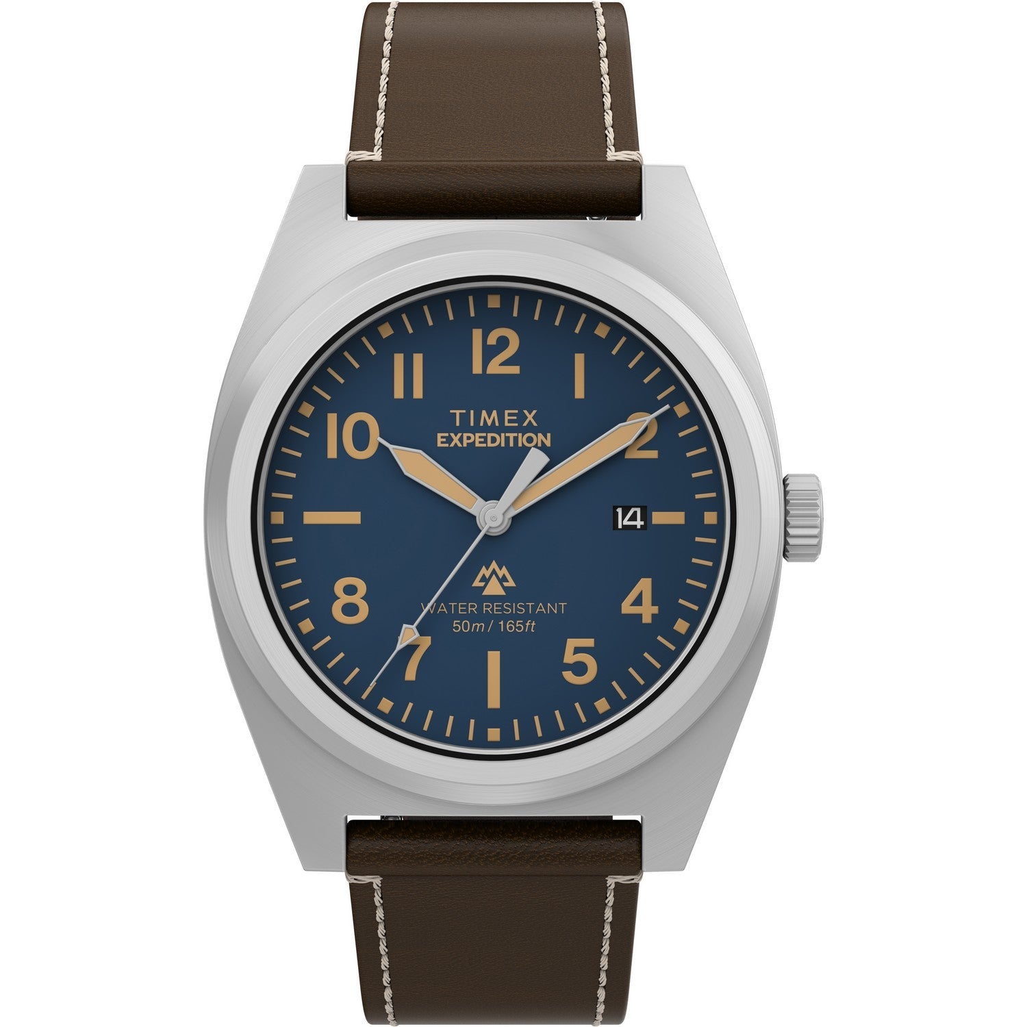 Timex Mens Expedition North Brass Blue Dial Watch TW2Y30600