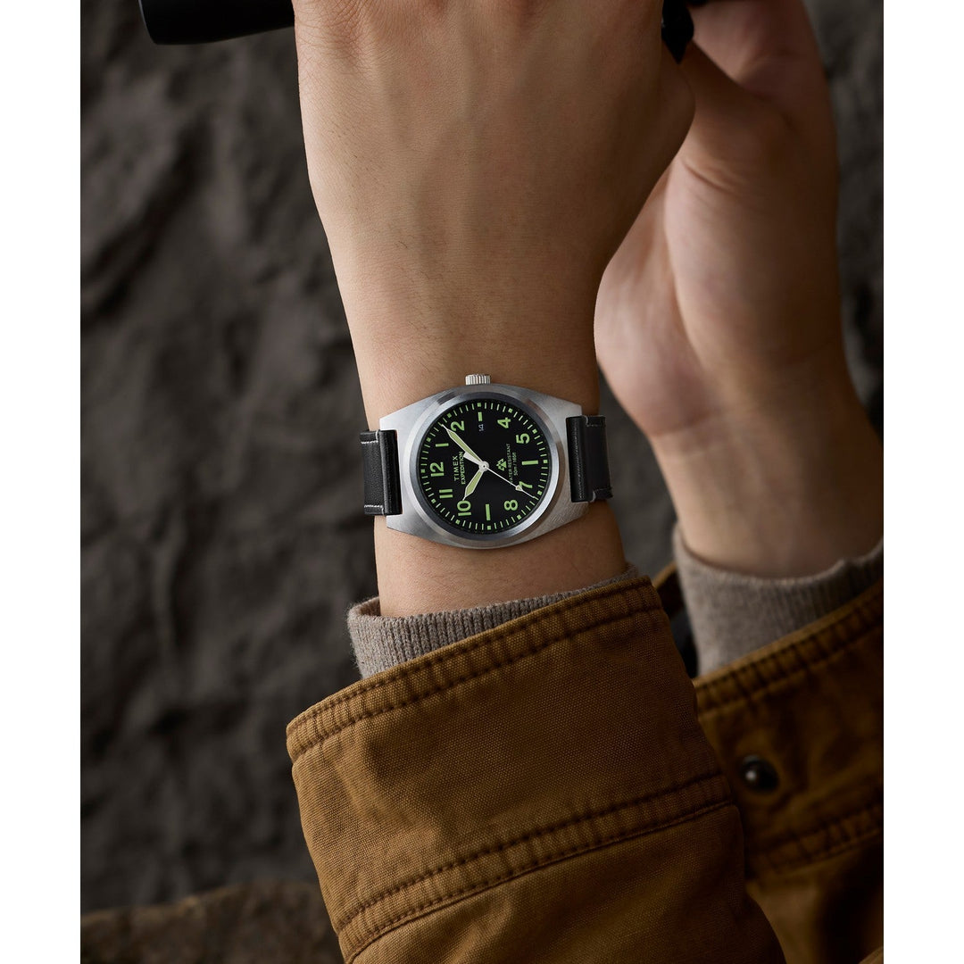 Timex Mens Expedition North Brass Black Dial Watch TW2Y30700