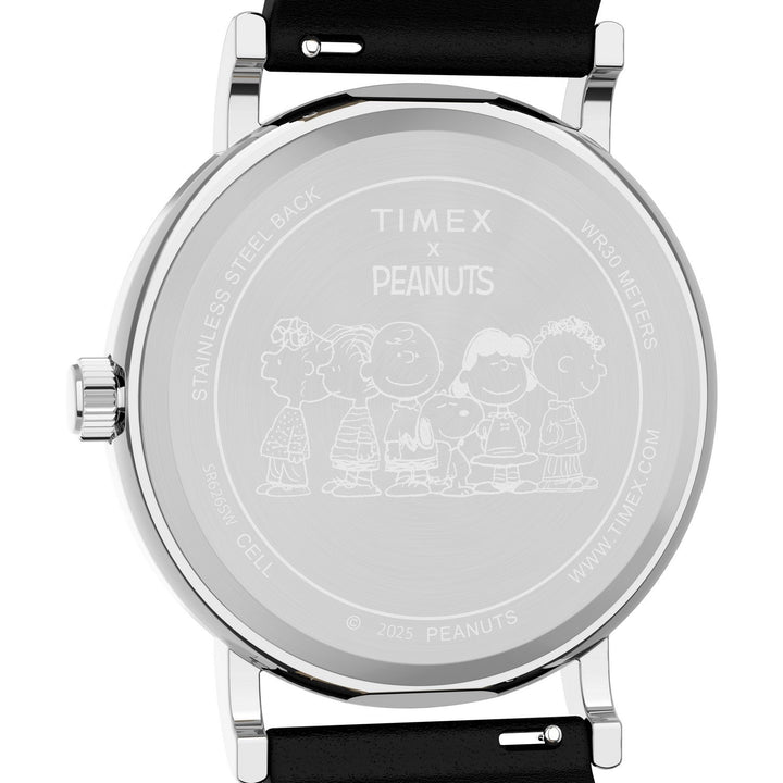 Timex Peanuts Brass White Dial Watch TW2Y31000