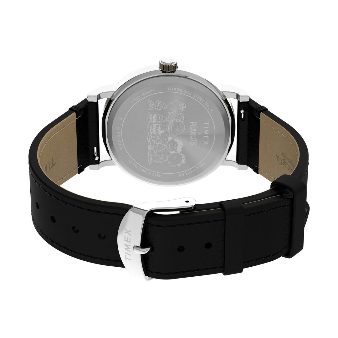 Timex Peanuts Brass White Dial Watch TW2Y31000