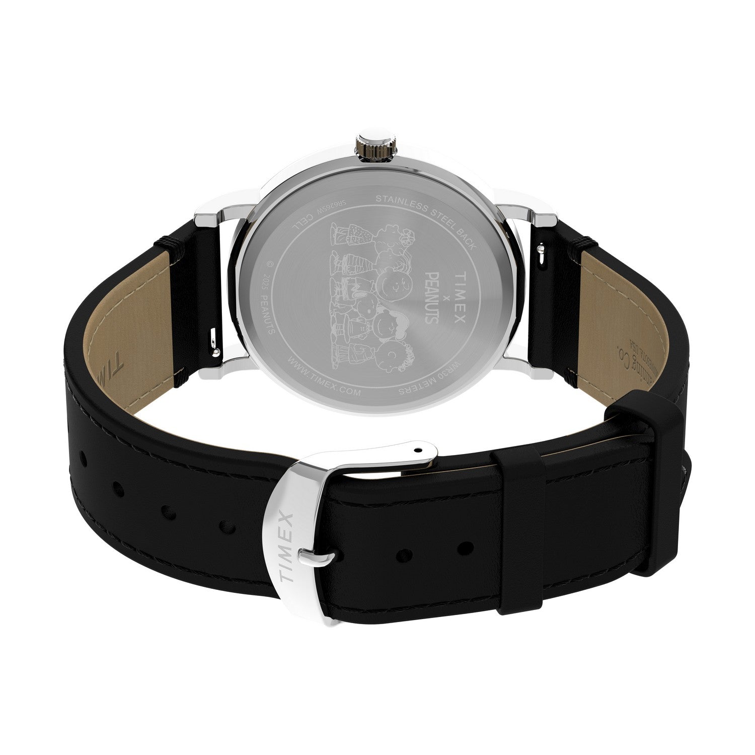 Timex Peanuts Brass White Dial Watch TW2Y31000