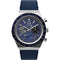 Timex Mens Q Timex Stainless Steel Blue Dial Watch TW2Y36100