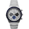 Timex Mens Q Timex Stainless Steel White Dial Watch TW2Y36200