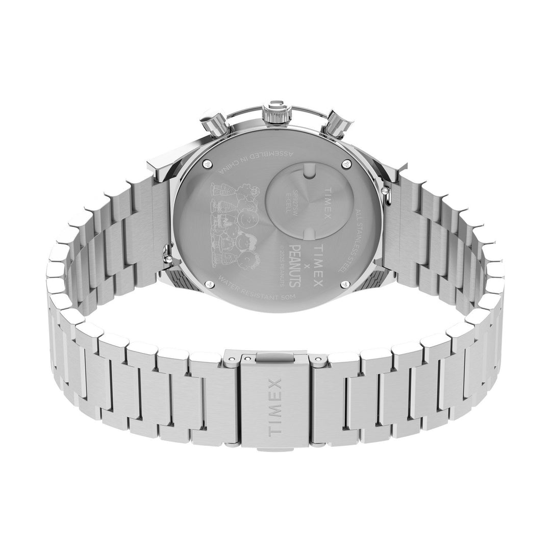 Timex Mens Peanuts Stainless Steel Blue Dial Watch TW2Y45300