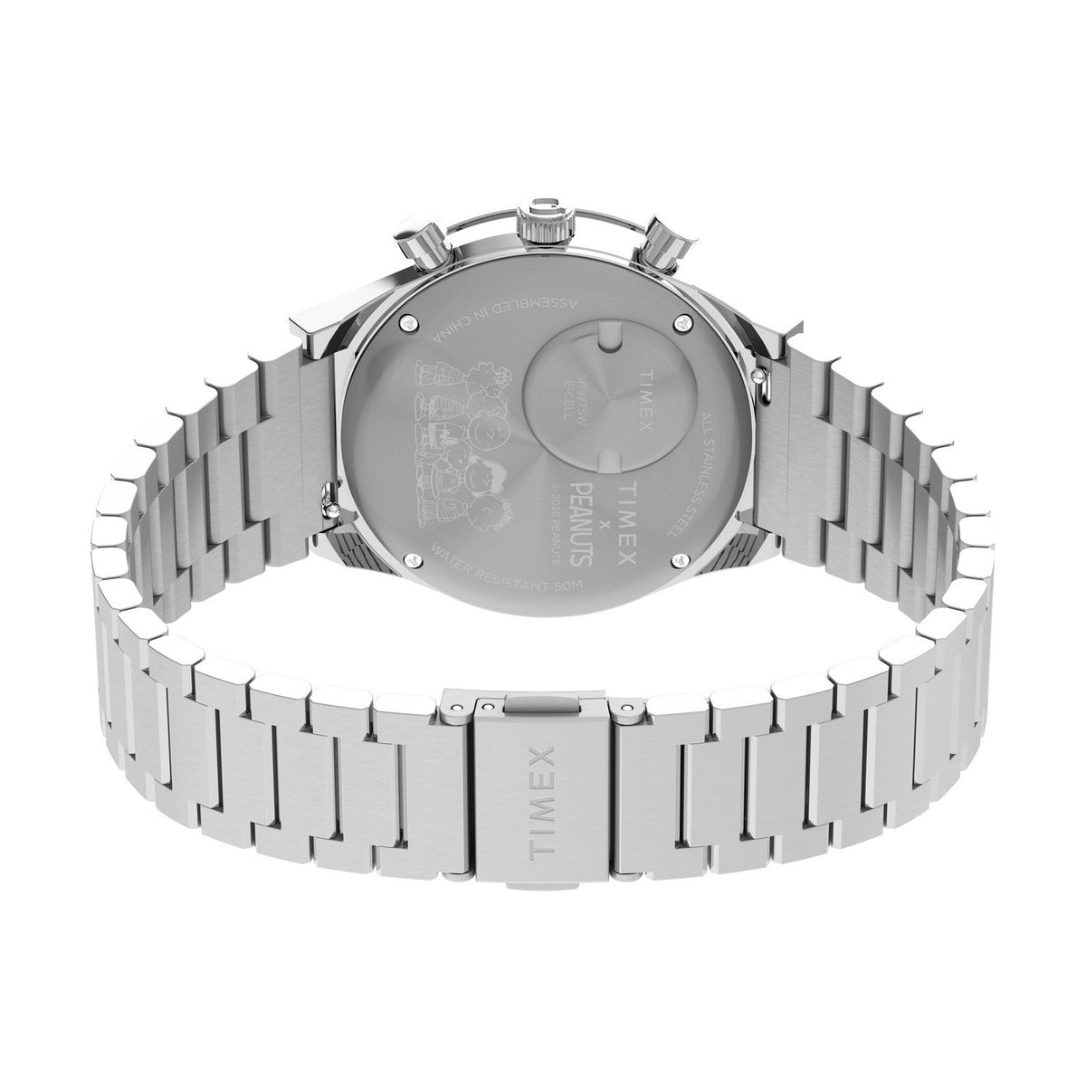 Timex Mens Peanuts Stainless Steel Blue Dial Watch TW2Y45300