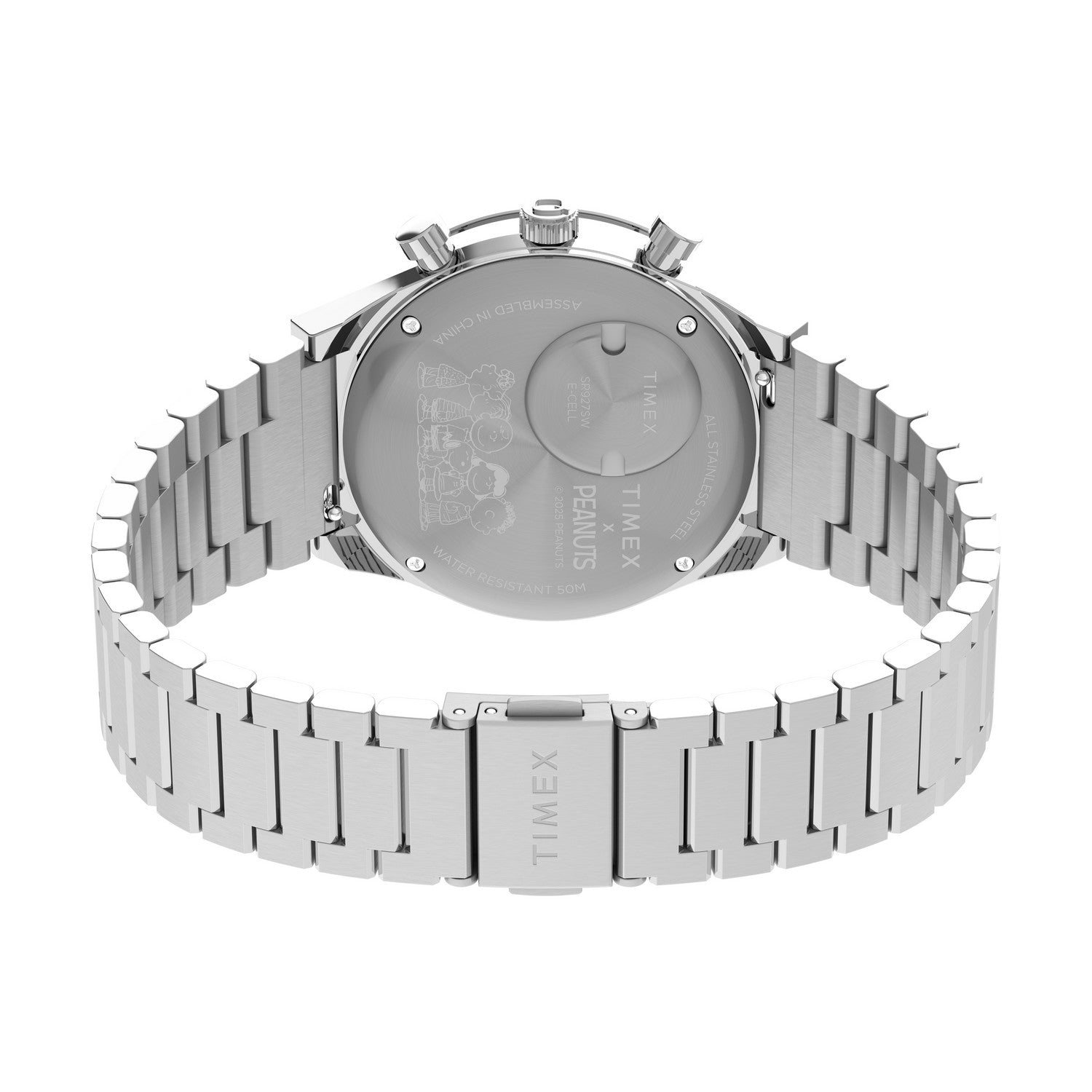 Timex Mens Peanuts Stainless Steel Blue Dial Watch TW2Y45300