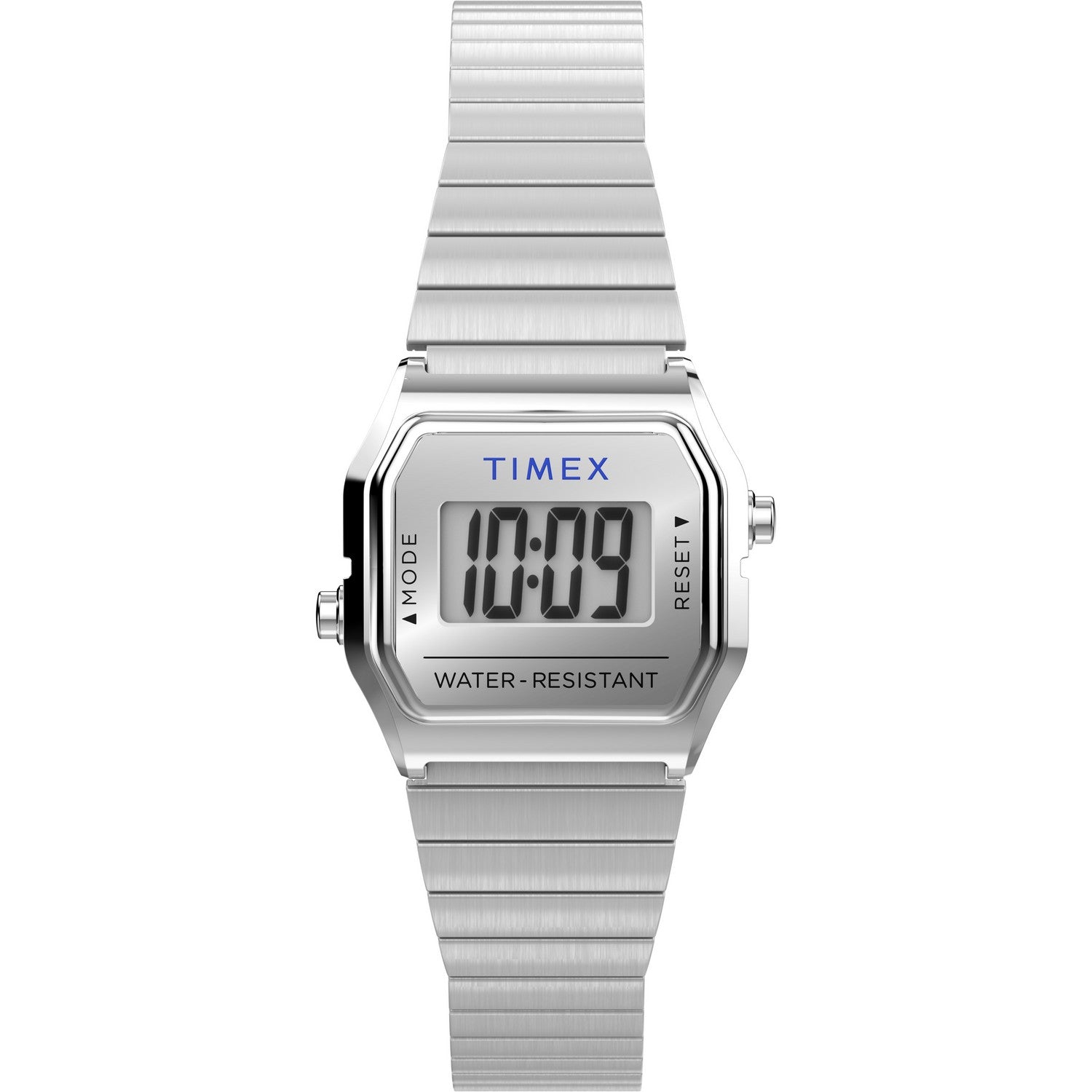 Timex Womens Timex 80 Stainless Steel Digital Dial Watch TW2Y46500