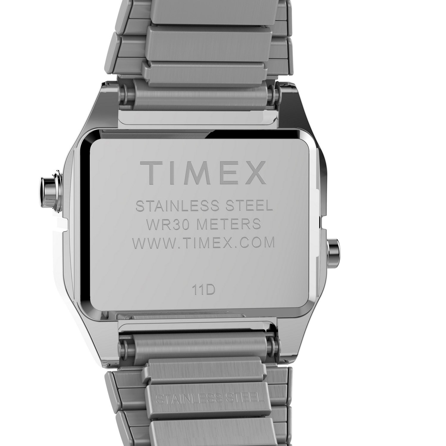 Timex Womens Timex 80 Stainless Steel Digital Dial Watch TW2Y46500