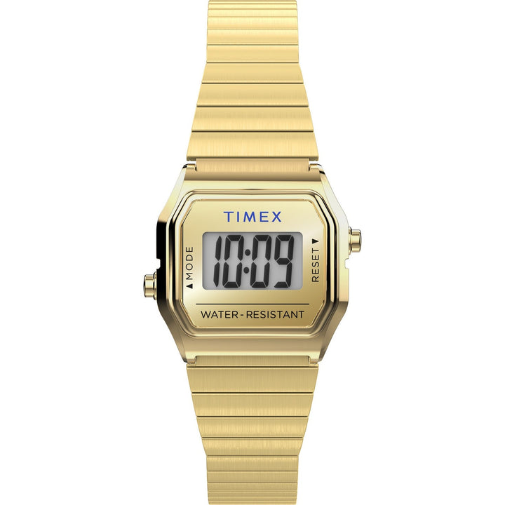Timex Womens Timex 80 Stainless Steel Digital Dial Watch TW2Y46600