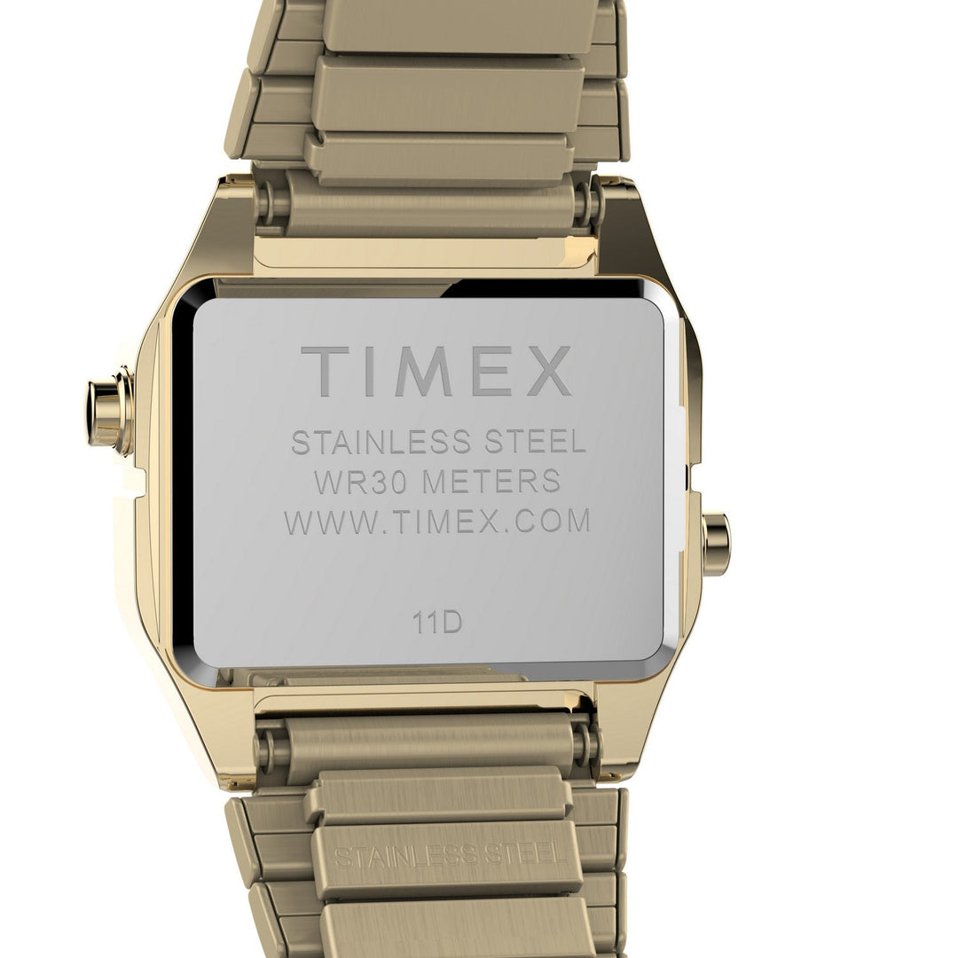 Timex Womens Timex 80 Stainless Steel Digital Dial Watch TW2Y46600