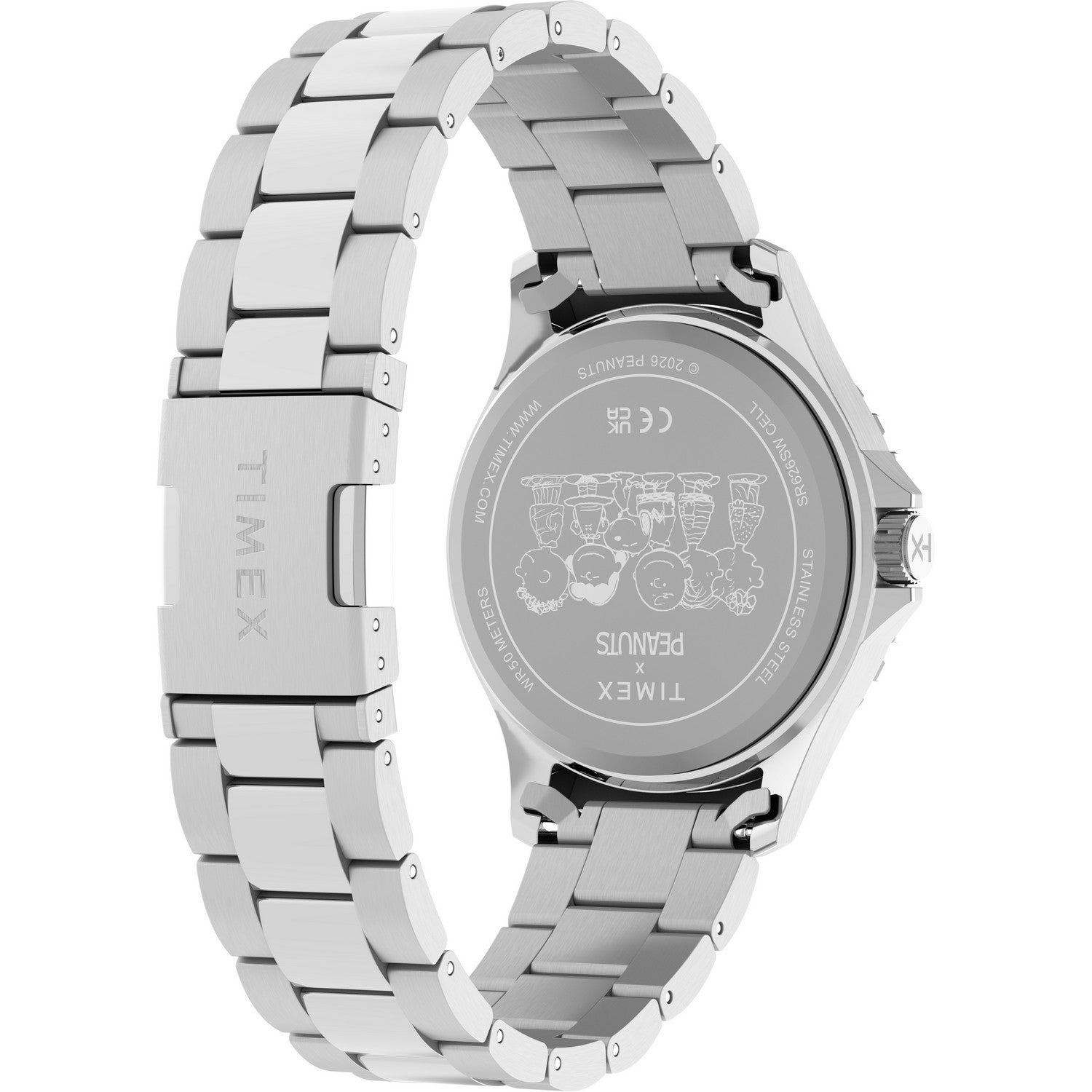 Timex Mens Peanuts Stainless Steel Blue Dial Watch TW2Y53900