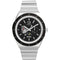 Timex Mens Q Timex Stainless Steel Black Dial Watch TW2Y56700