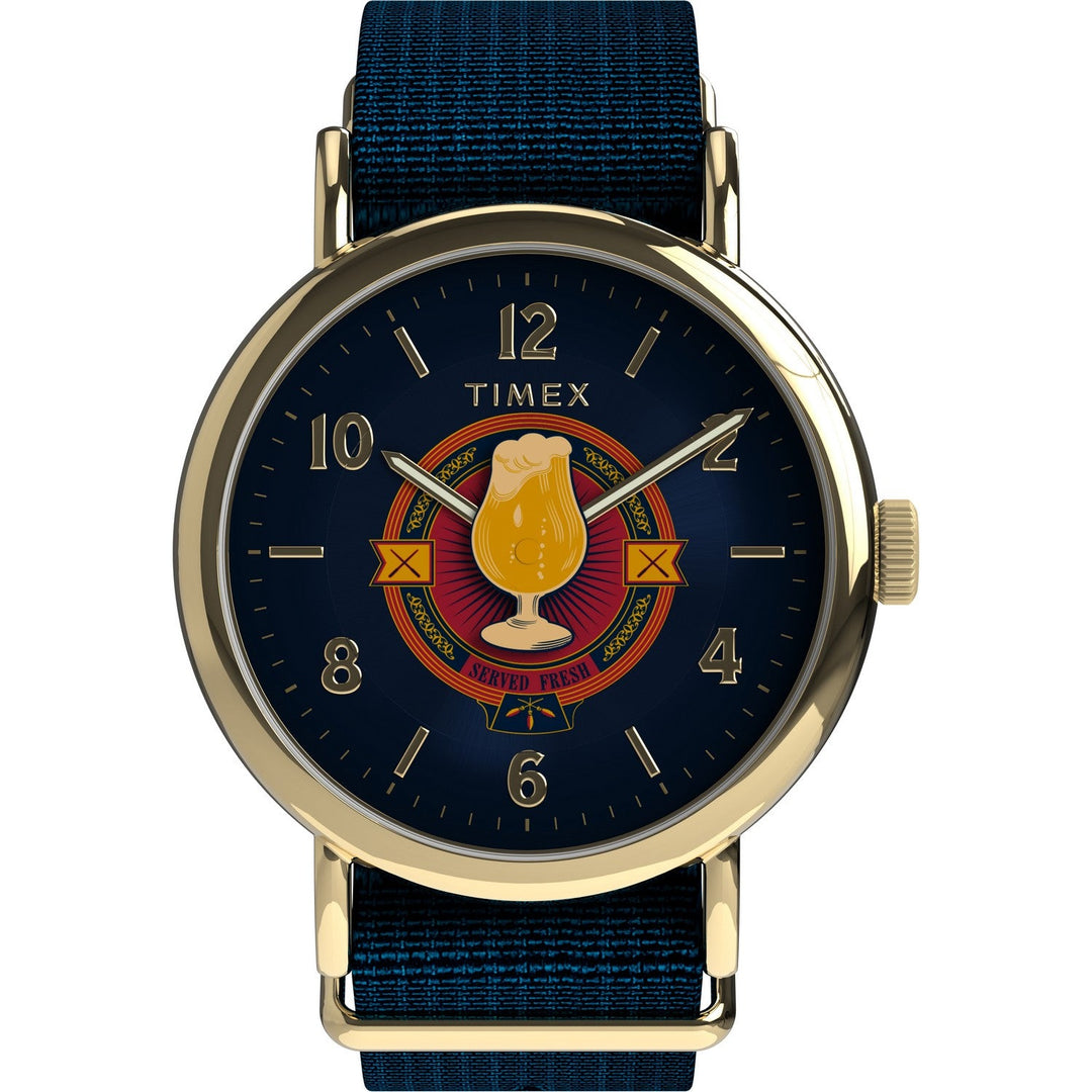 Timex Timex Lab Brass Blue Dial Watch TW2Y76100