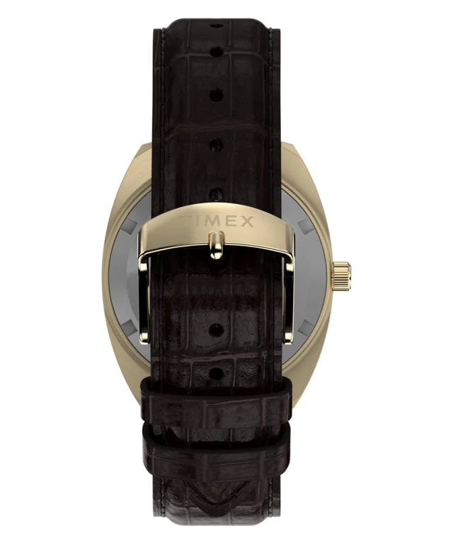 Timex Mens Timex  1976 Rotary Phone Dial Reissue 37mm Leather Strap Watch TW2Y82100