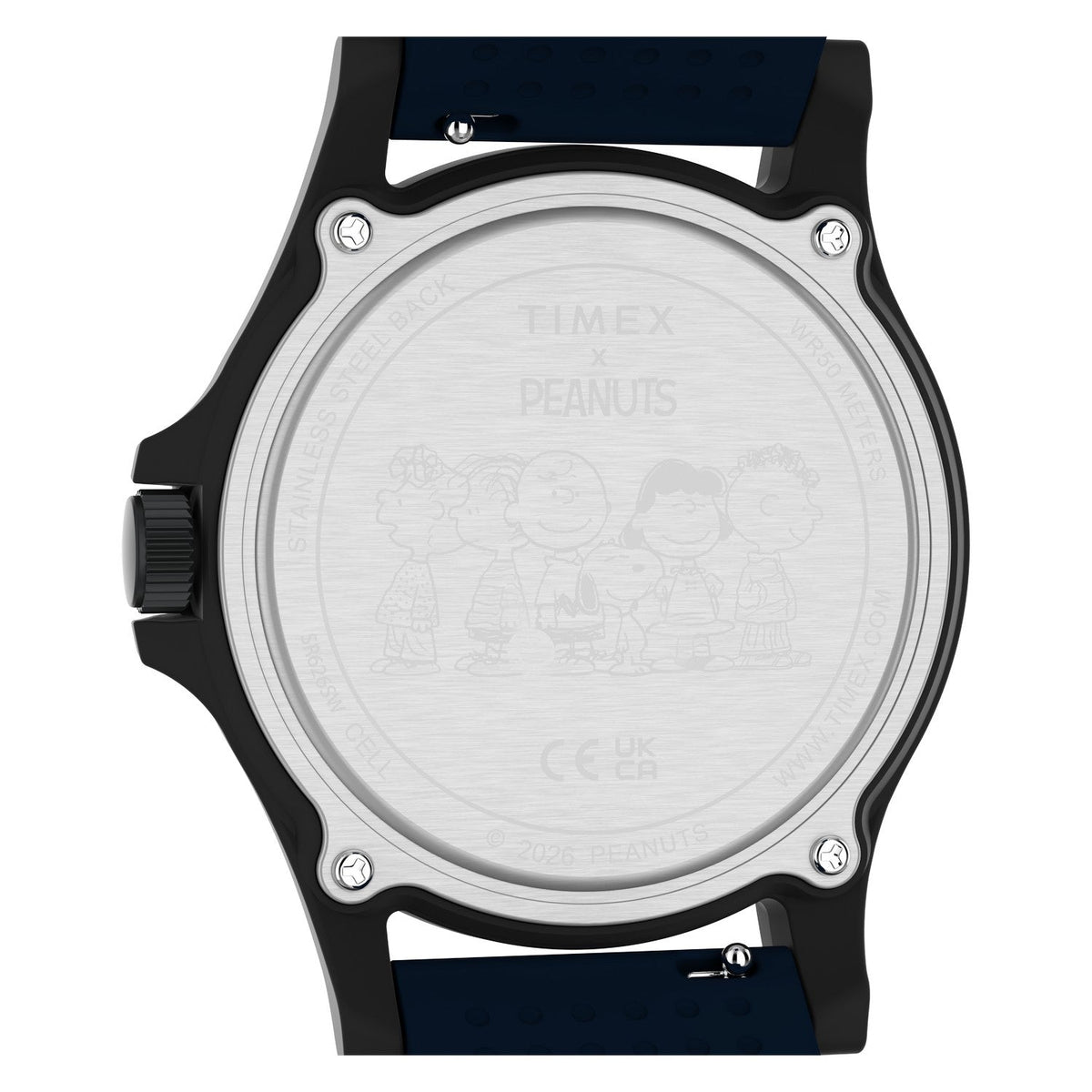Timex Watches Mens Peanuts® x Timex Expedition® Acadia 40mm Silicone Strap Watch TW2Y84700