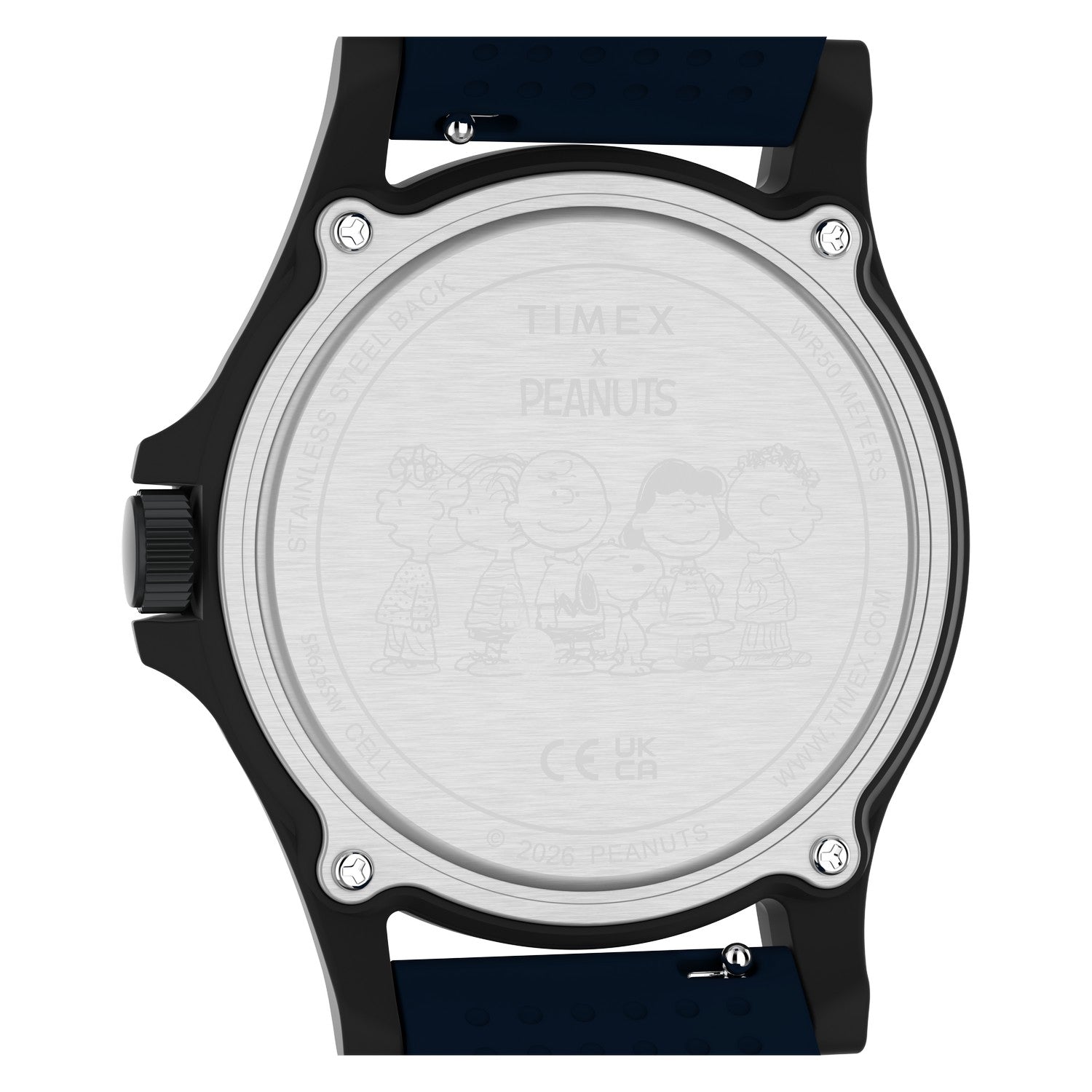 Timex Watches Mens Peanuts® x Timex Expedition® Acadia 40mm Silicone Strap Watch TW2Y84700
