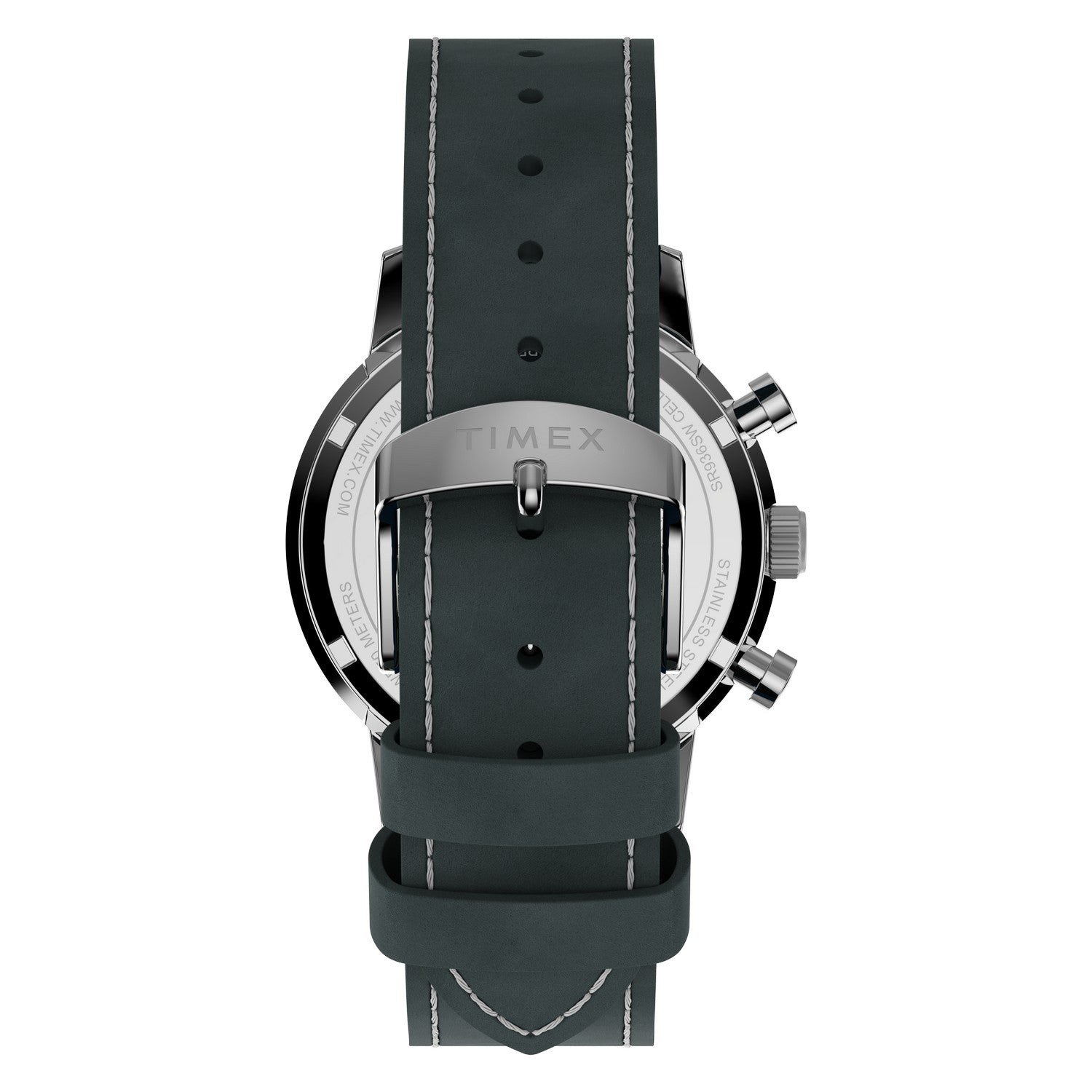 Timex Watches Mens Peanuts® x Timex Marlin® Chronograph 40mm Leather Strap Watch TW2Y85300