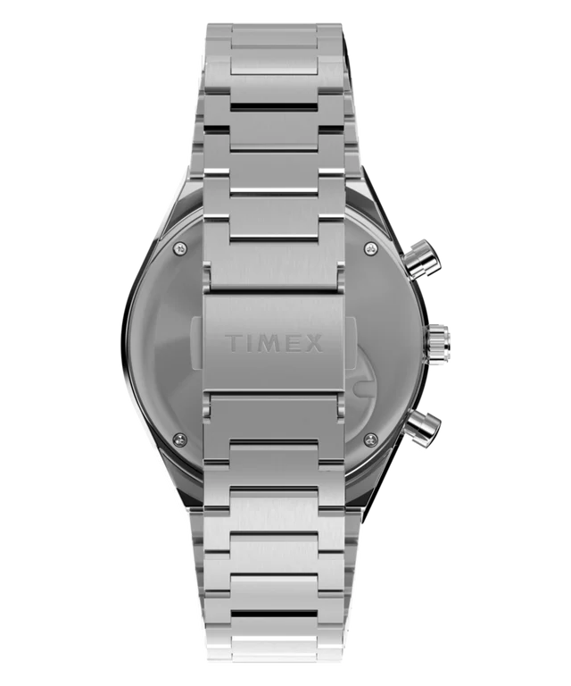 Timex Mens Q Timex Chronograph 40mm Stainless Steel Bracelet Watch TW2Y88600