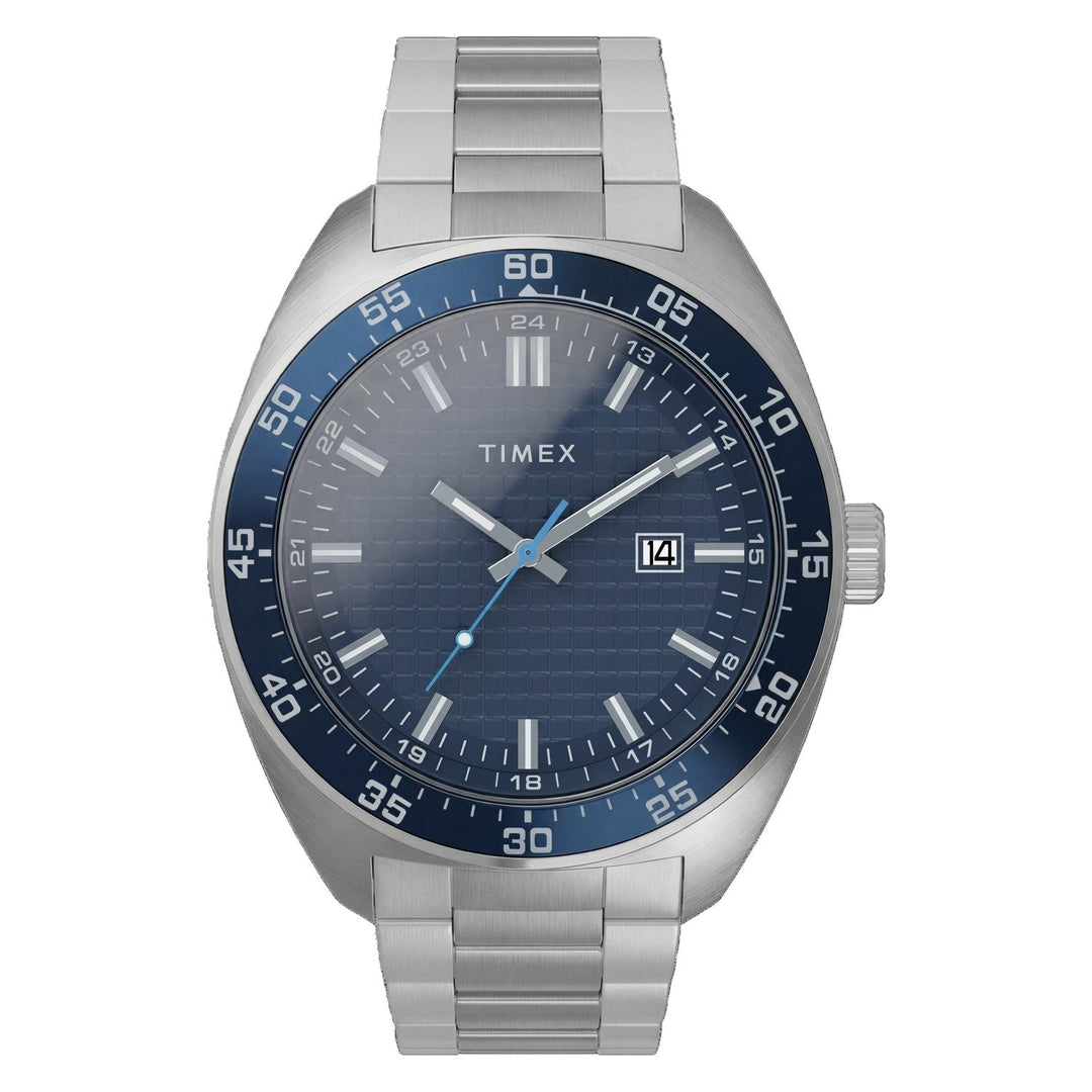 Timex Watches Mens Weston 45mm Stainless Steel Bracelet Watch TW2Y88900