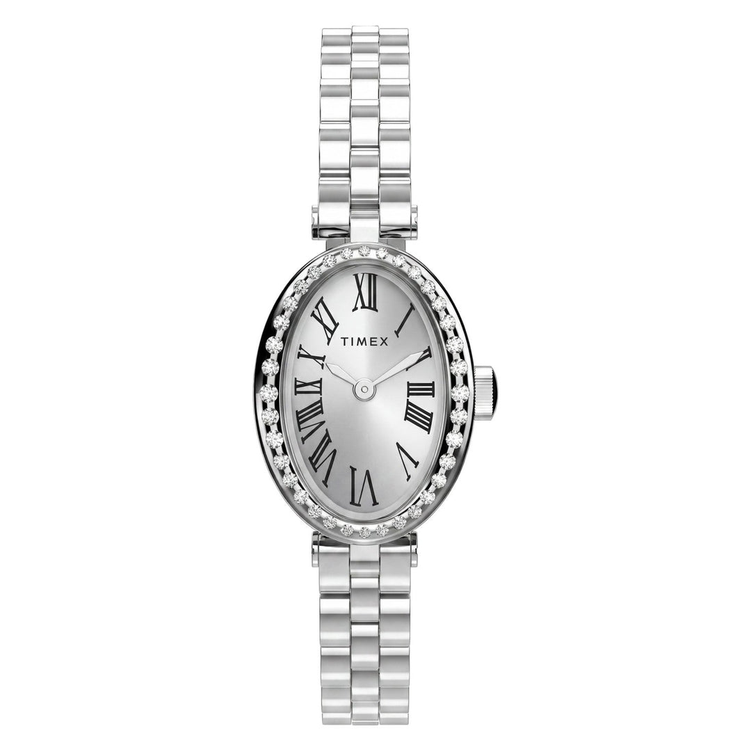 Timex Watches Womens Cavatina® 19mm Stainless Steel Bracelet Watch TW2Y90000