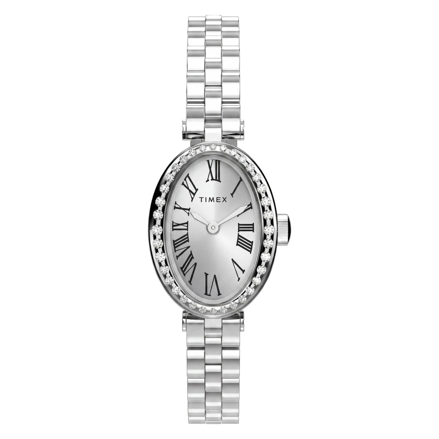 Timex Watches Womens Cavatina® 19mm Stainless Steel Bracelet Watch TW2Y90000