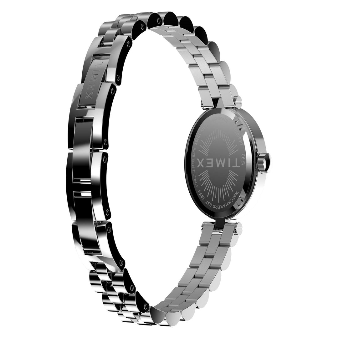 Timex Watches Womens Cavatina® 19mm Stainless Steel Bracelet Watch TW2Y90000