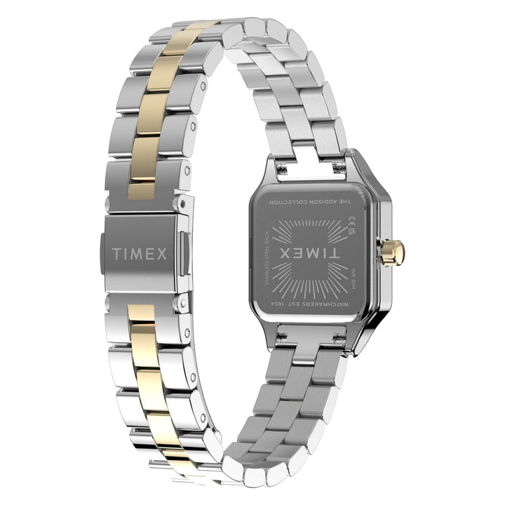 Timex Watches Womens Addison 23mm Stainless Steel Bracelet Watch TW2Y90400