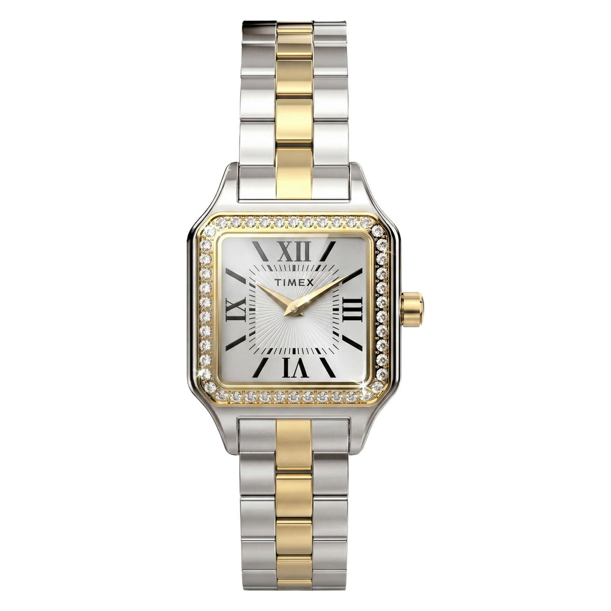 Timex Watches Womens Addison 23mm Stainless Steel Bracelet Watch TW2Y90400