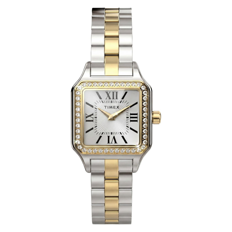 Timex Womens Addison 23mm Stainless Steel Bracelet Watch TW2Y90400