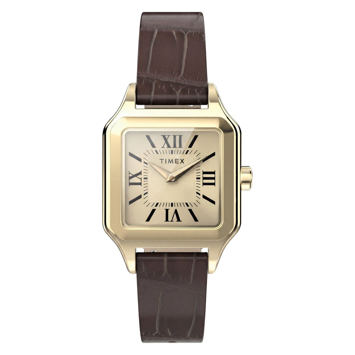 Timex Watches Womens Addison 23mm Leather Strap Watch TW2Y90700
