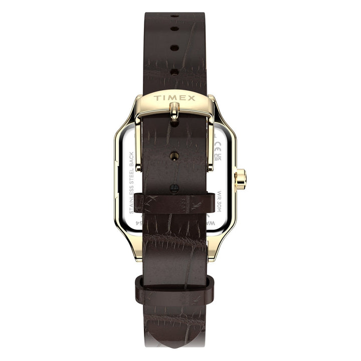 Timex Watches Womens Addison 23mm Leather Strap Watch TW2Y90700