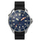 Timex Watches Mens Deepwater Meridian 200 HEV Automatic 44mm HNBR Synthetic Rubber Strap Watch TW3A01700