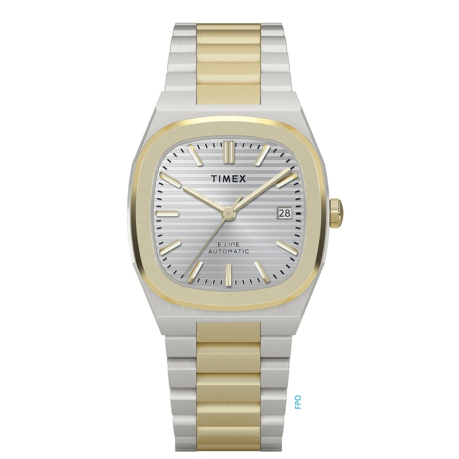 Timex Mens Timex  Automatic E Line 38mm Stainless Steel Bracelet Watch TW6A00600