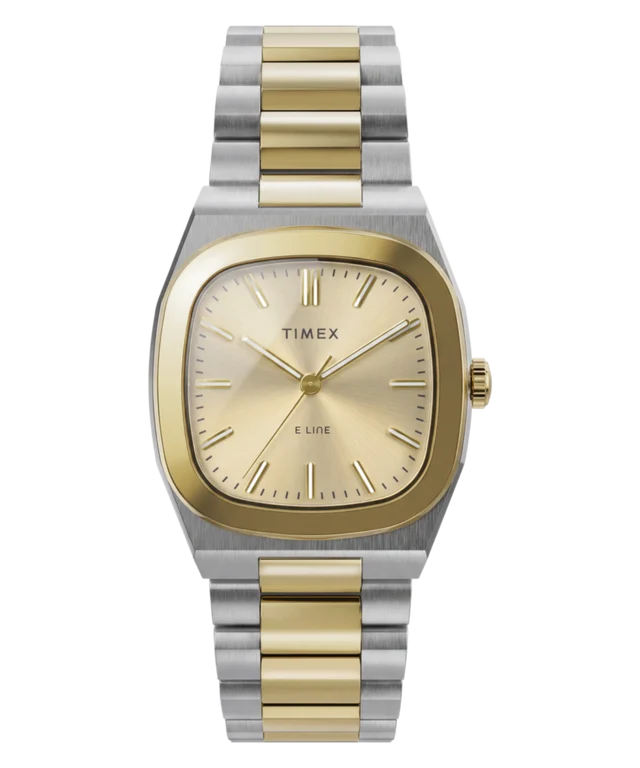 Timex Womens Timex  Quartz E Line 30mm Stainless Steel Bracelet Watch TW6A00800